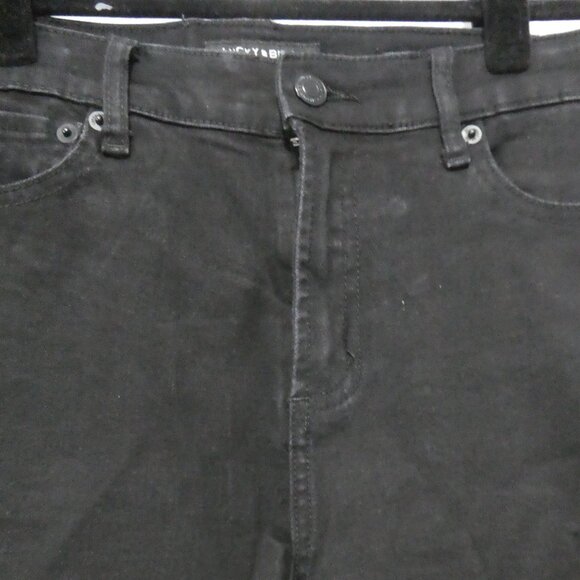 LUCKY BRAND - High Rise - Boot - Charlie | size 4/27 long | Black Denim Jeans - Picture 4 of 16